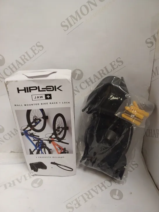 HIPLOK WALL MOUNTED BIKE RACK + LOCK