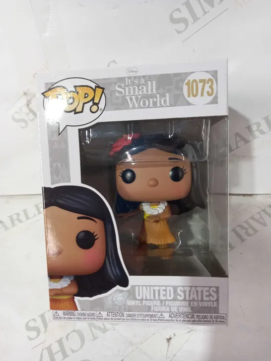 FUNKO POP IT'S A SMALL WORLD 1073 UNITED STATES VINYL FIGURE