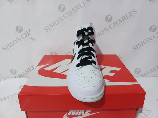 NIKE DUNK HIGHS IN WHITE - UK KIDS 13.5