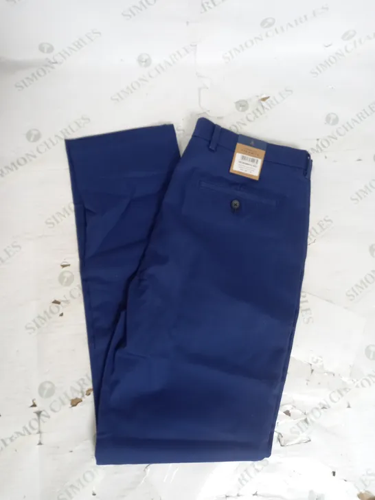 CHARLES TYRWHITT EXTRA SLIM FIT NON-IRON CHINO IN ROYAL BLUE SIZE 34W