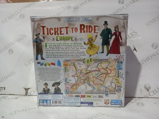 TICKET TO RIDE EUROPE BOARD GAME