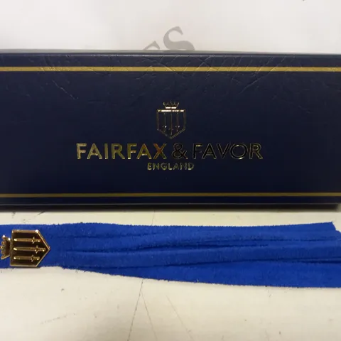 FAIRFAX & FAVOR SUEDE TASSELS IN PORTO BLUE