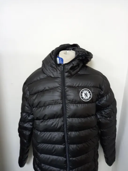 CHELSEA FC PADDED BUBBLE COAT SIZE M