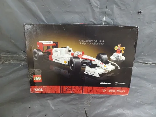 BOXED LEGO MCLAREN MP4 & AYRTON SENNA  RRP £69.99