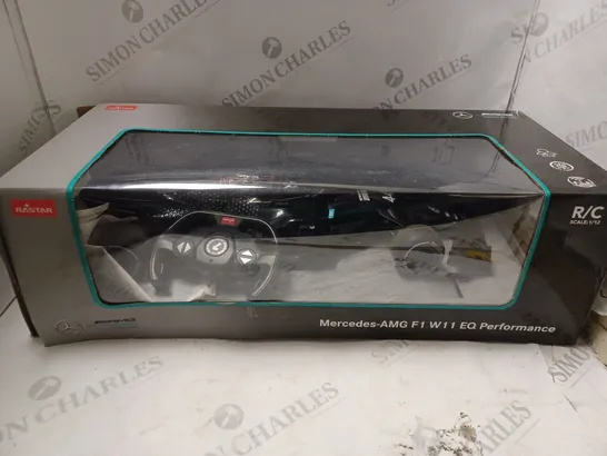 BOXED RASTAR R/C SCALE 1/12 MERCEDES-AMG F1 W11 EQ PERFORMANCE REMOTE CONTROL CAR