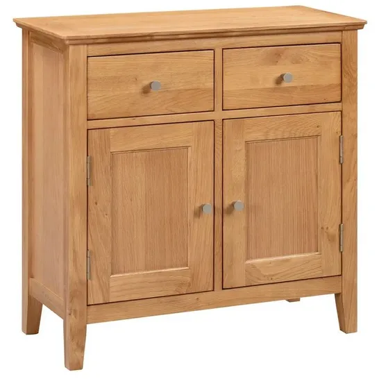 BOXED MADELYNN 75CM SIDEBOARD - COLOUR: NATURAL OAK (1 BOX)