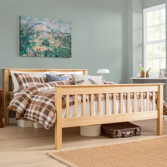 BOXED CALLENSBURG BED FRAME // SIZE: DOUBLE (2 BOXES)