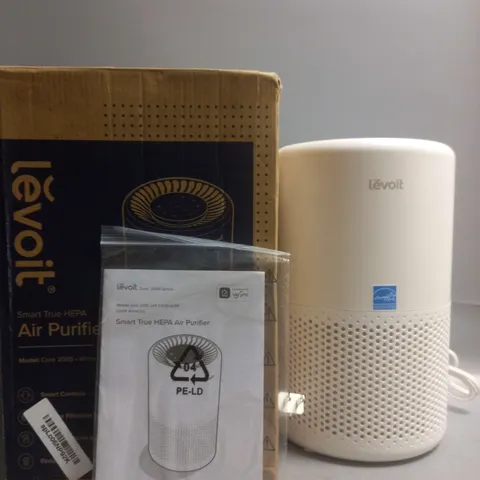BOXED LEVOIT SMART TRUE HEPA AIR PURIFIER IN WHITE