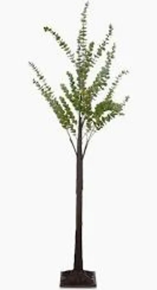 BOXED SARA DAVIES PRE-LIT INDOOR OUTDOOR EUCALYPTUS TREE - COLLECTION ONLY