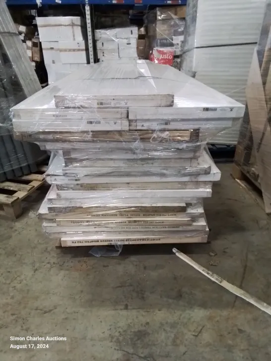 PALLET CONTAINING APPROXIMATELY 20 MIXED INTERNAL HOUSE FIREDOORS 