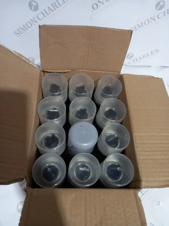 BOX OF ASSORTED CLEAR LACQUER SPRAY PAINT 