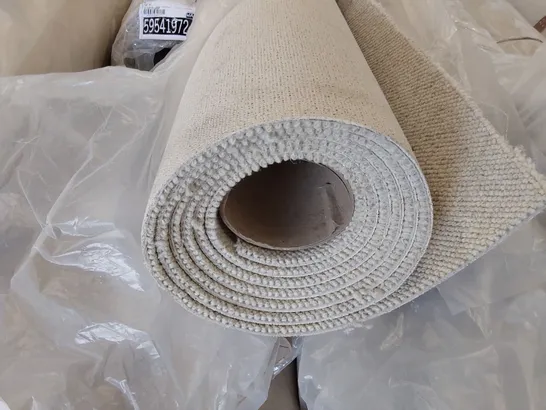 ROLL OF QUALITY SISAL WEAVE STYLE BARLEY CARPET - APPROXIMATELY 3.6 x 4M