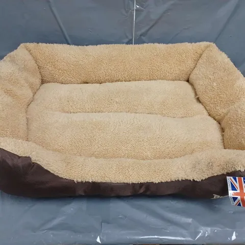 BUNTY DELUXE DOG BED BROWN SIZE MEDIUM