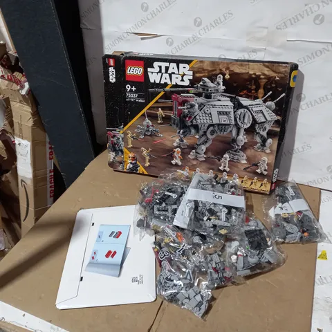 BOXED LEGO STAR WARS STAR WARS AT-TE WALKER BUILDABLE TOY 75337