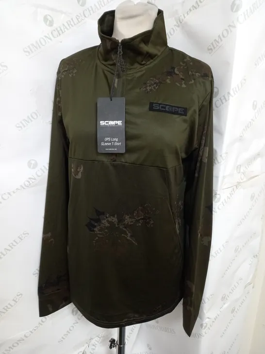 NASH SCOPE OPS LONG SLEEVE TSHIRT IN GREEN SIZE M