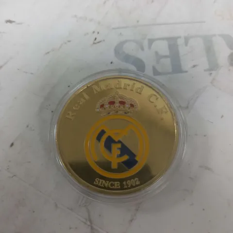 CRISTIANO RONALDO GOLD COIN REAL MADRID