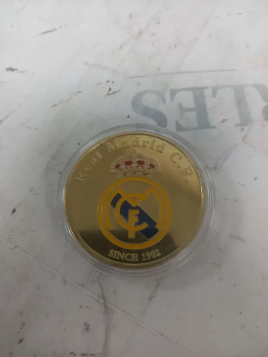 CRISTIANO RONALDO GOLD COIN REAL MADRID