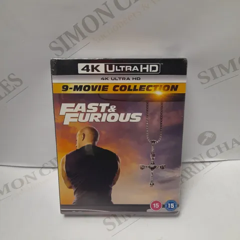 SEALED FAST & FURIOUS 9-MOVIE COLLECTION BLU RAY