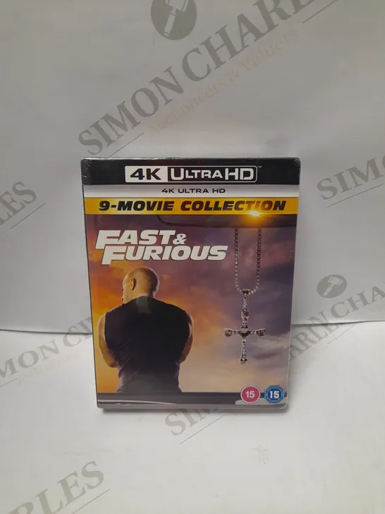 SEALED FAST & FURIOUS 9-MOVIE COLLECTION BLU RAY