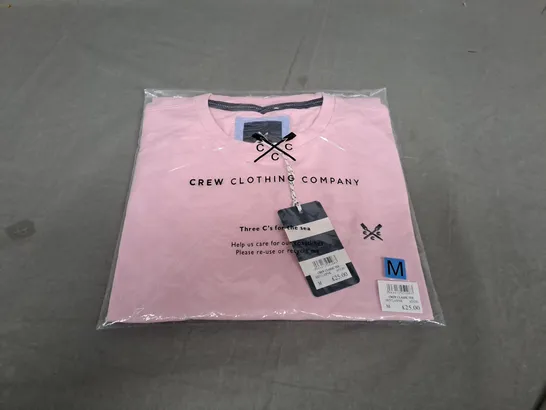 BAGGED CREW CLOTHING COMPANY CLASSIC CREW TEE SIZE M