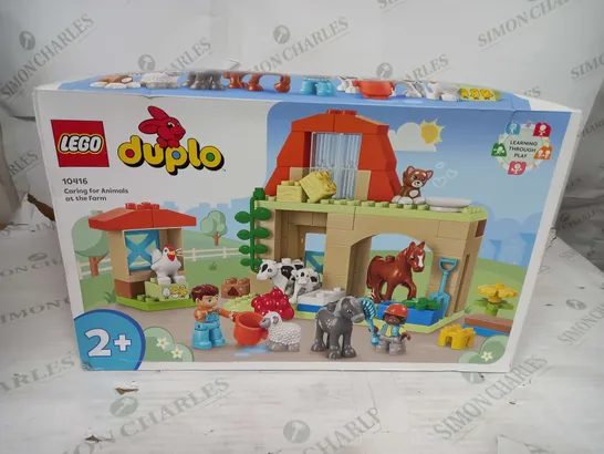 LEGO DUPLO CARING FOR ANIMALS AT THE FARM 10416