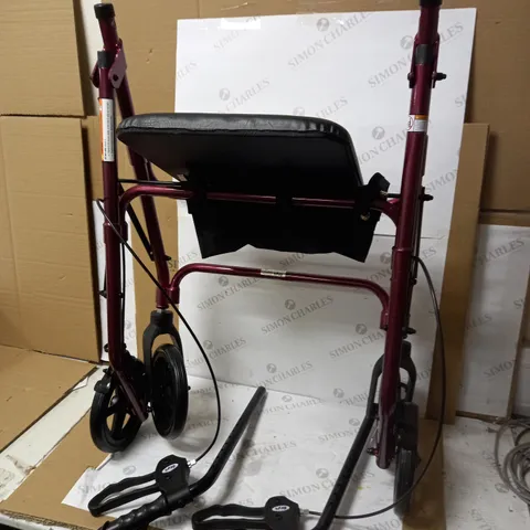 DAYS LIGHTWEIGHT FOLDING FOUR WHEEL ROLLATOR WALKER