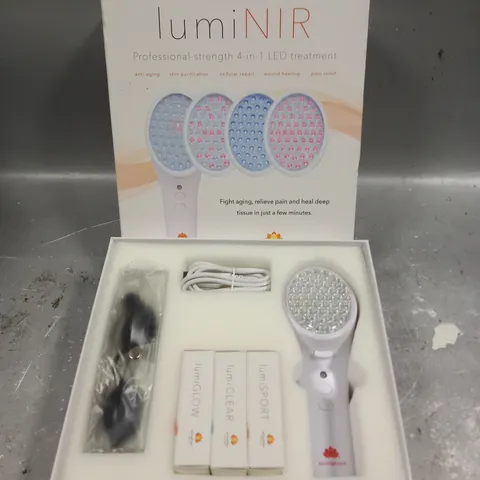 BOXED LUMINIR PROFESSIONAL STRENGTH 4-IN-1 LED TREATMENT 