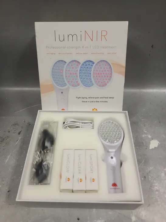 BOXED LUMINIR PROFESSIONAL STRENGTH 4-IN-1 LED TREATMENT 