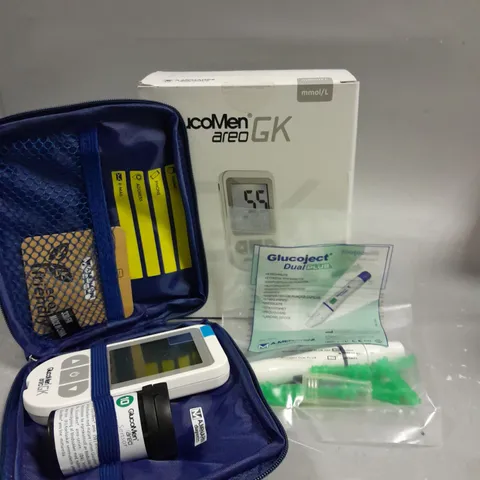 BOXED GLUCOMEN GK AREO BLOOD GLUCOSE MONITORING SYSTEM 