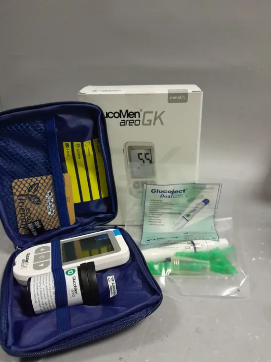 BOXED GLUCOMEN GK AREO BLOOD GLUCOSE MONITORING SYSTEM 