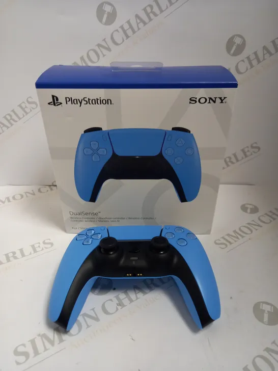 BOXED SONY DUAL SENSE WIRELESS CONTROLLER FOR PS5 - BLUE