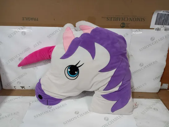 CHILDRENS UNICORN PLUSH CUSHION