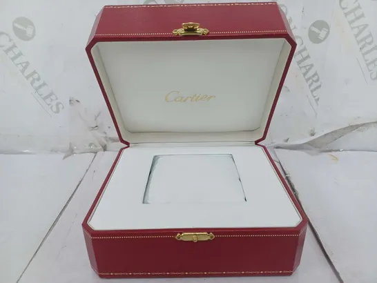 CARTIER WATCHBOX IN RED