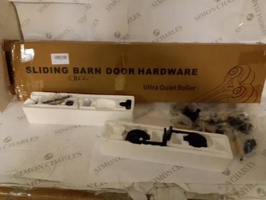 BOXED SLIDING BARN DOOR ROLLER WITH FITTINGS