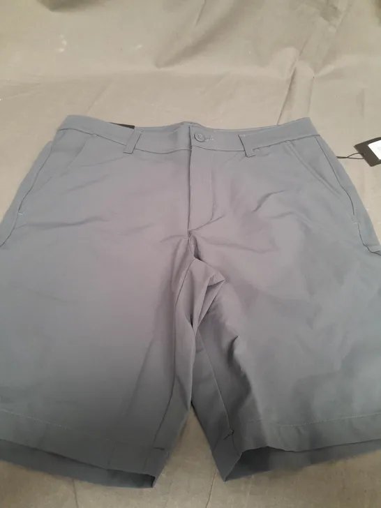 UNDER ARMOUR 10 INSEAM SHORTS IN GREY - SIZE 34