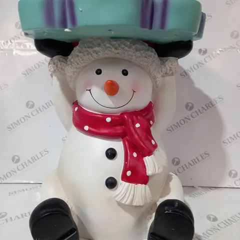 BOXED OUTDOOR LED LIT CHARACTER - SNOWMAN