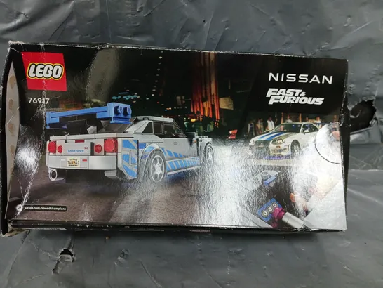 BOXED LEGO SPEED CHAMPION FAST AND FURIOUS - 2 FAST 2 FURIOUS NISSAN SKYLINE GT-R - 76917 RRP £20.5