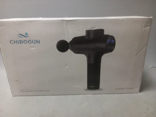 BOXED CHIROGUN PERCUSSION MASSAGE GUN 