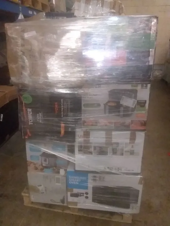 PALLET OF APPROXIMATELY 32 ASSORTED KITCHEN APPLIANCES INCLUDING 