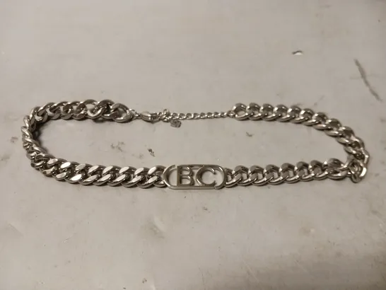 BOXED ABBOTTLYON SILVER THICH CHAIN - "BC"