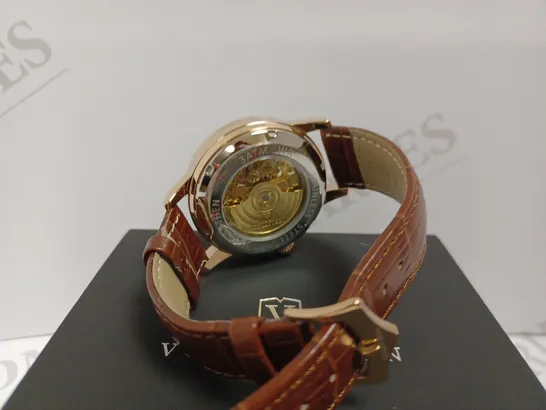 VONLANTHEN LEATHER STRAP WATCH