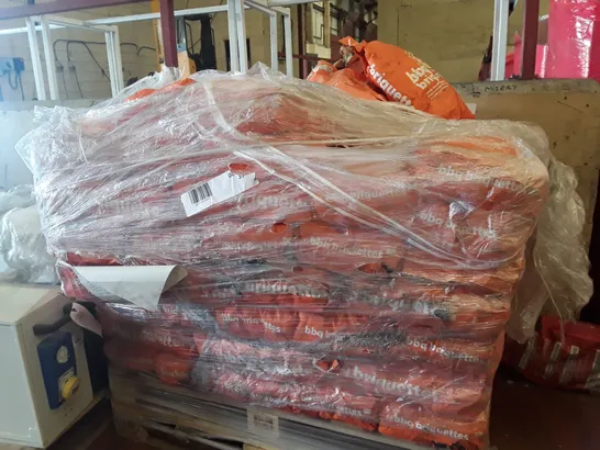 PALLET OF APPROXIMATELY 70 BAGS OF BBQ BRIQUETTES