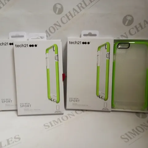 LOT OF APPROXIMATELY 100 TECH21 EVO MESH SPORT CASES FOR IPHONE 6 PLUS