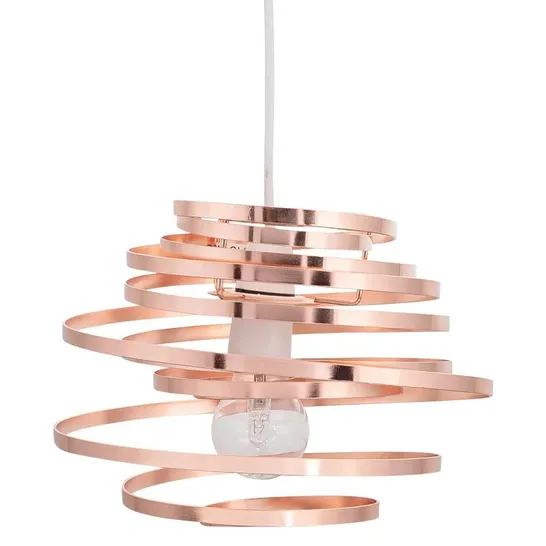 BOXED 23CM METAL NOVELTY PENDANT SHADE COLOUR: COPPER