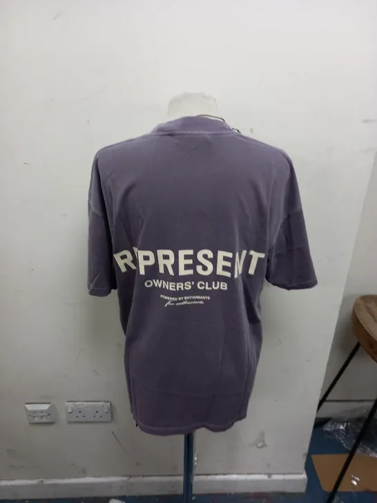 REPRESENT OWNERS CLUB T-SHIRT - VINTAGE VIOLET - XS