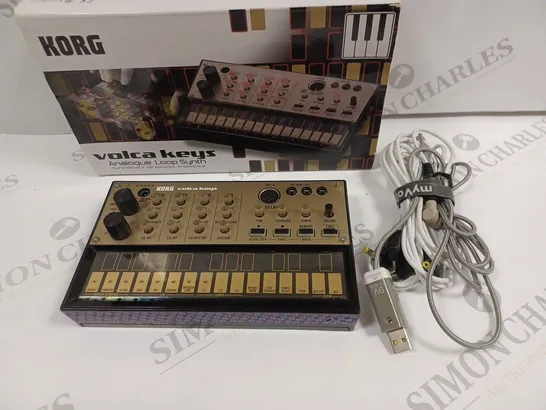 BOXED KORG VOLCA KEYS ANALOGUE LOOP SYNTH 