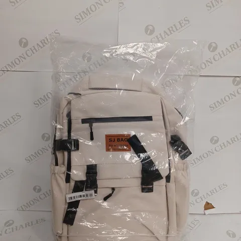 SJ BAG NE WFINDINGS CREAM BACKPACK