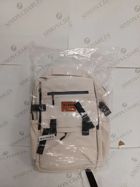 SJ BAG NE WFINDINGS CREAM BACKPACK