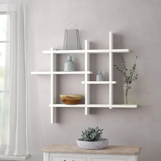 BOXED ADELENE ACCENT SHELF COLOUR: WHITE