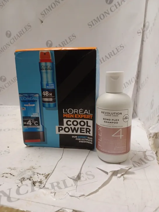 L'OREAL MEN ECPERT COOL POWER AND REVOLUTION BOND PLEX SHAMPOO